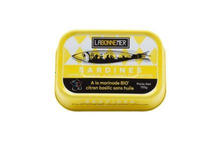 Sardines marinade citron basilic bio les paniers davoine var provence