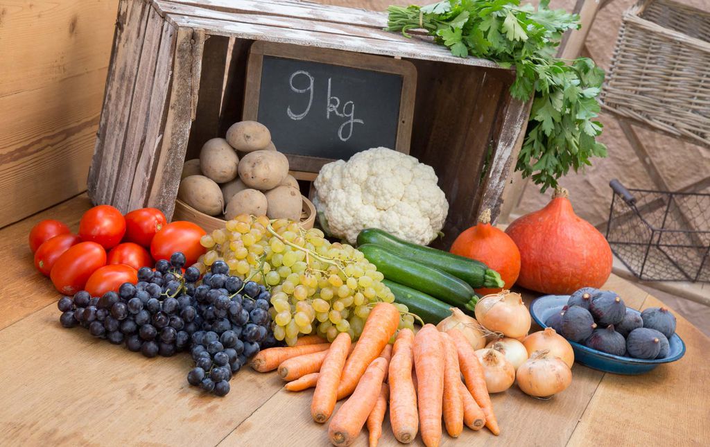 Livraison panier bio de légumes et de fruits