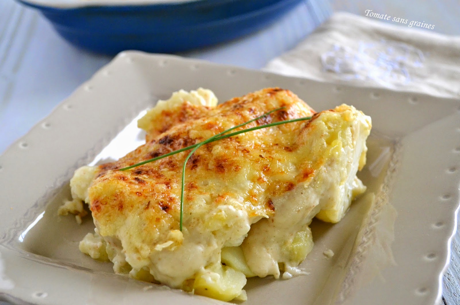 Chou frisé au cantal