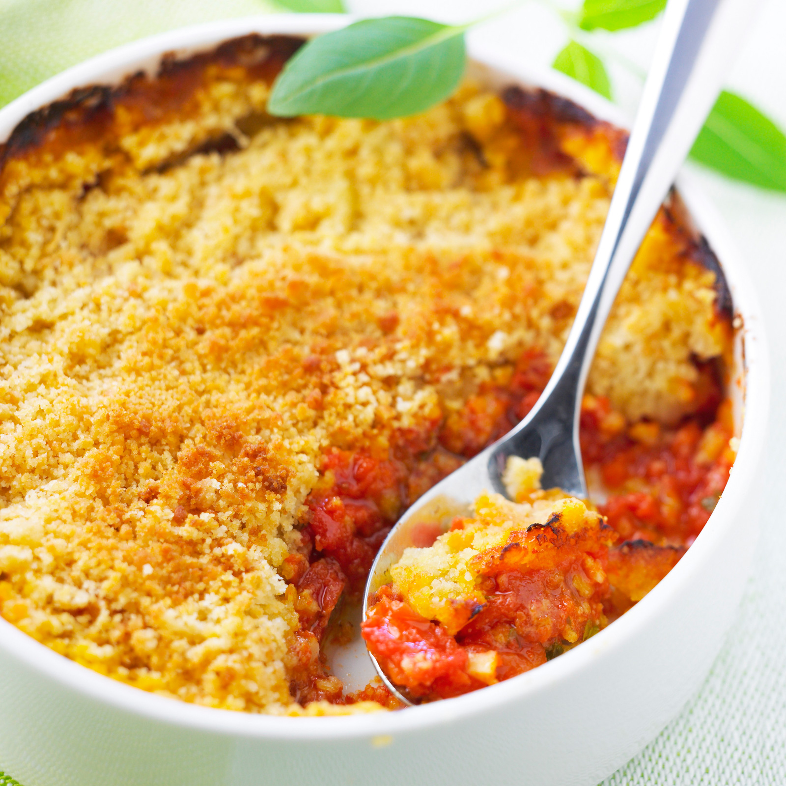 Crumble tomate - courgette