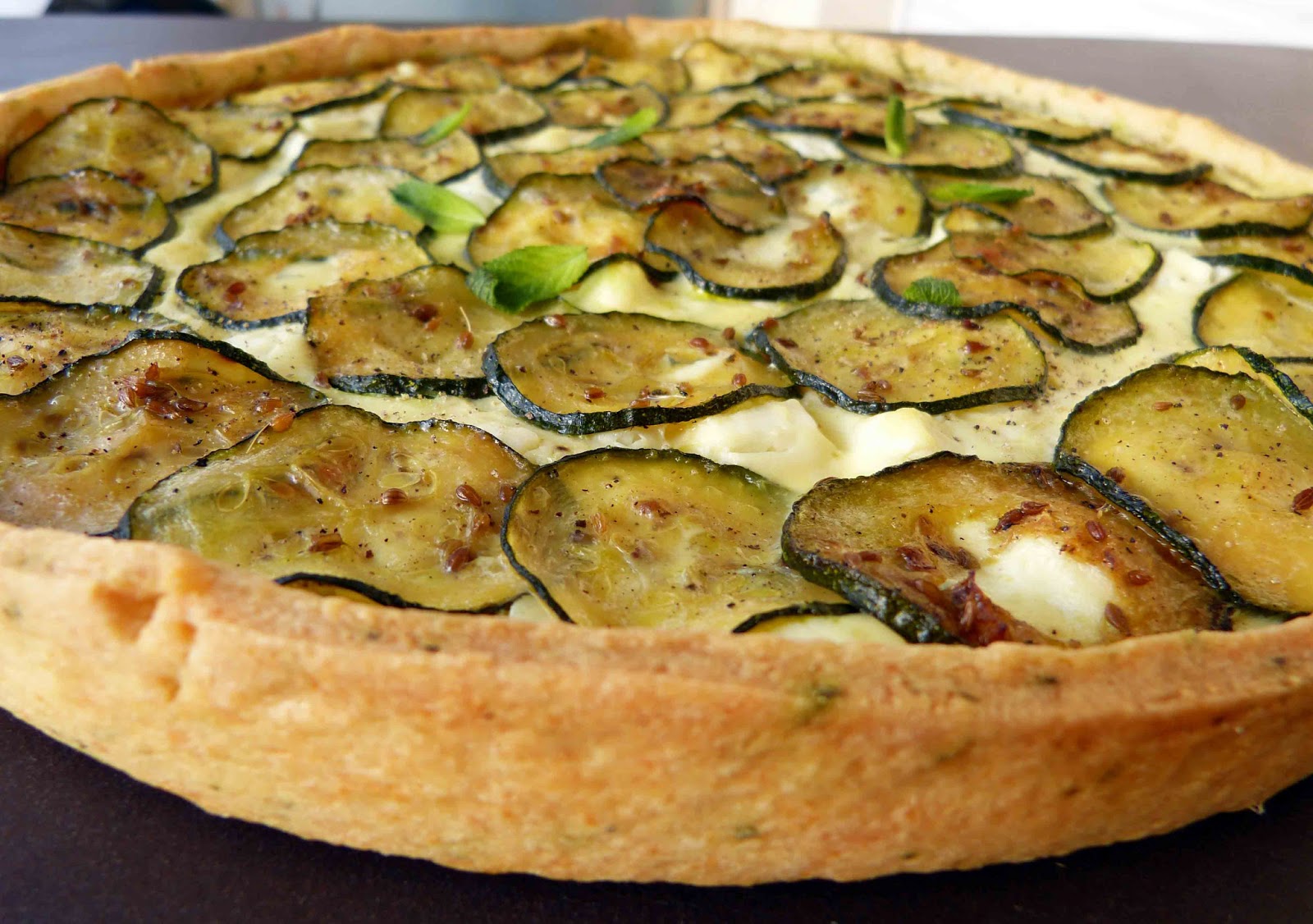 Tarte courgette ricotta