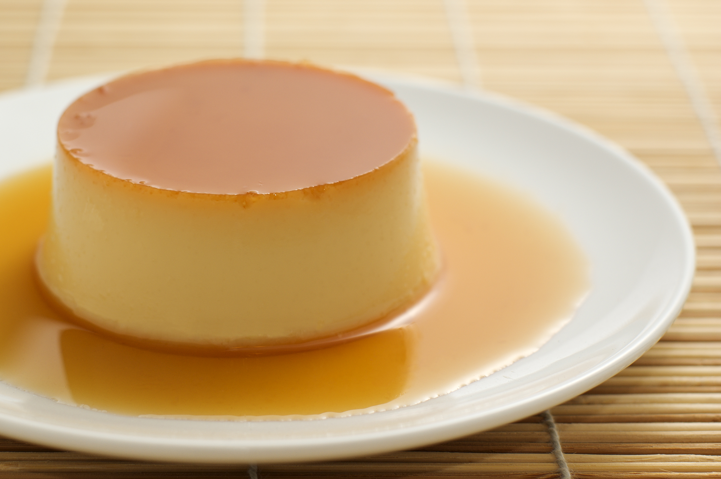 Flan de pêche blanche