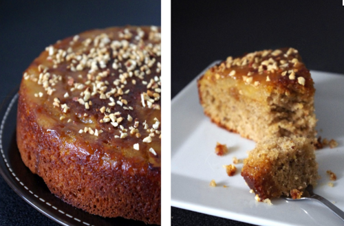 Gateau poire beurre salé