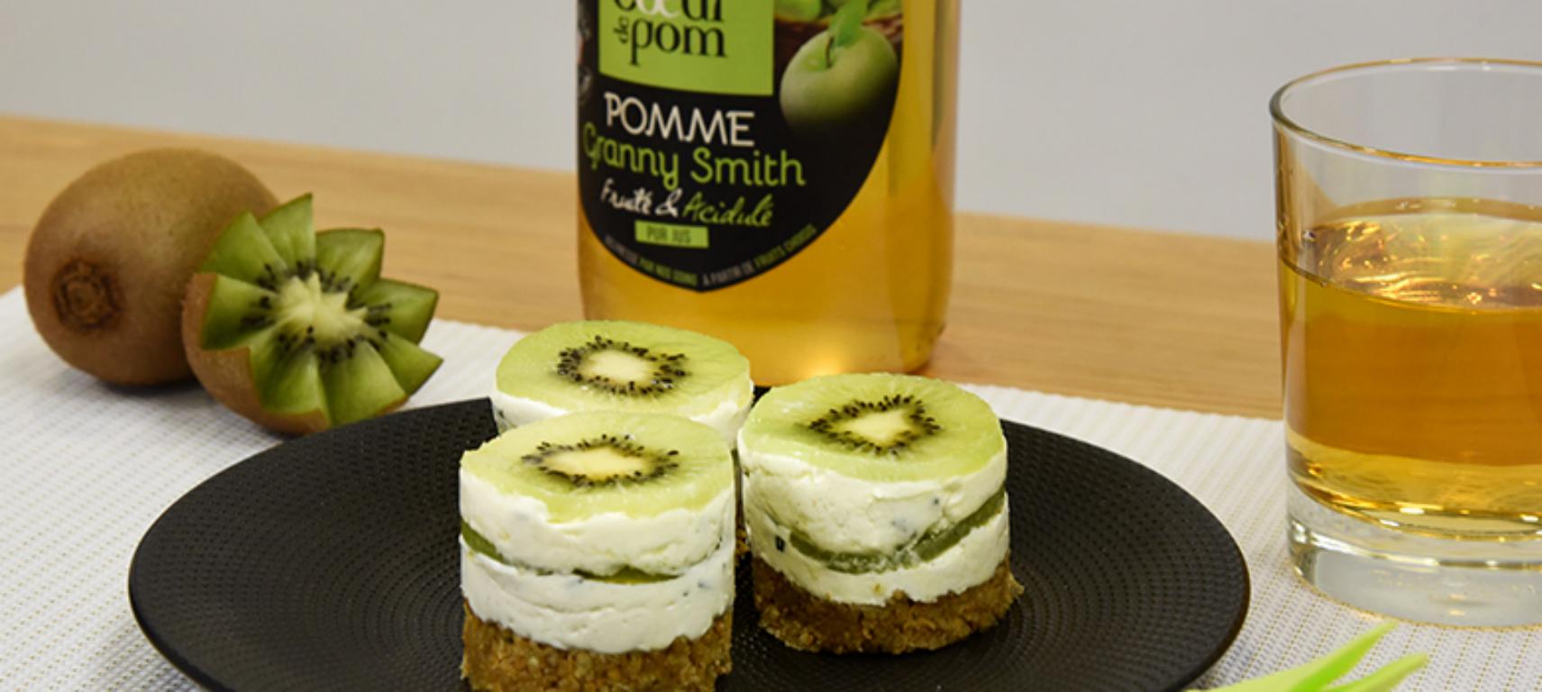 Cheesecake Sucré-Salé au Kiwi
