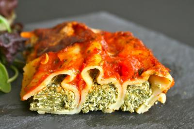 Cannelloni aux épinards