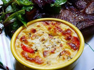 recette flan de tomates au chèvre
