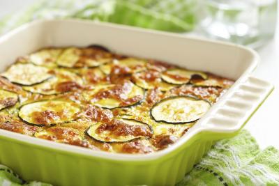 Flan de courgettes et d'aubergines