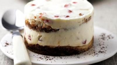recette bio entremets à la grenade et mascarpone