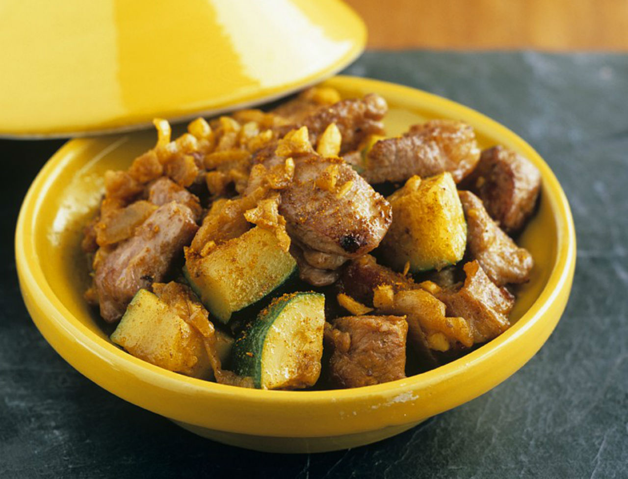 Tajine d'agneau aux fèves