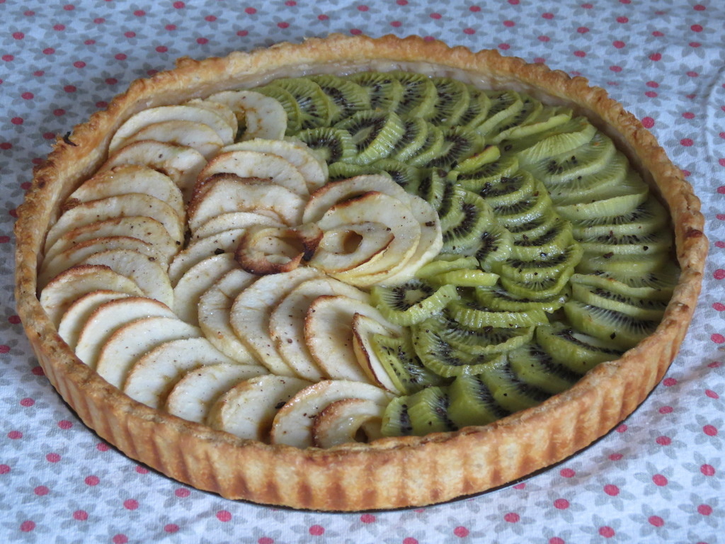 Tarte pomme-kiwi