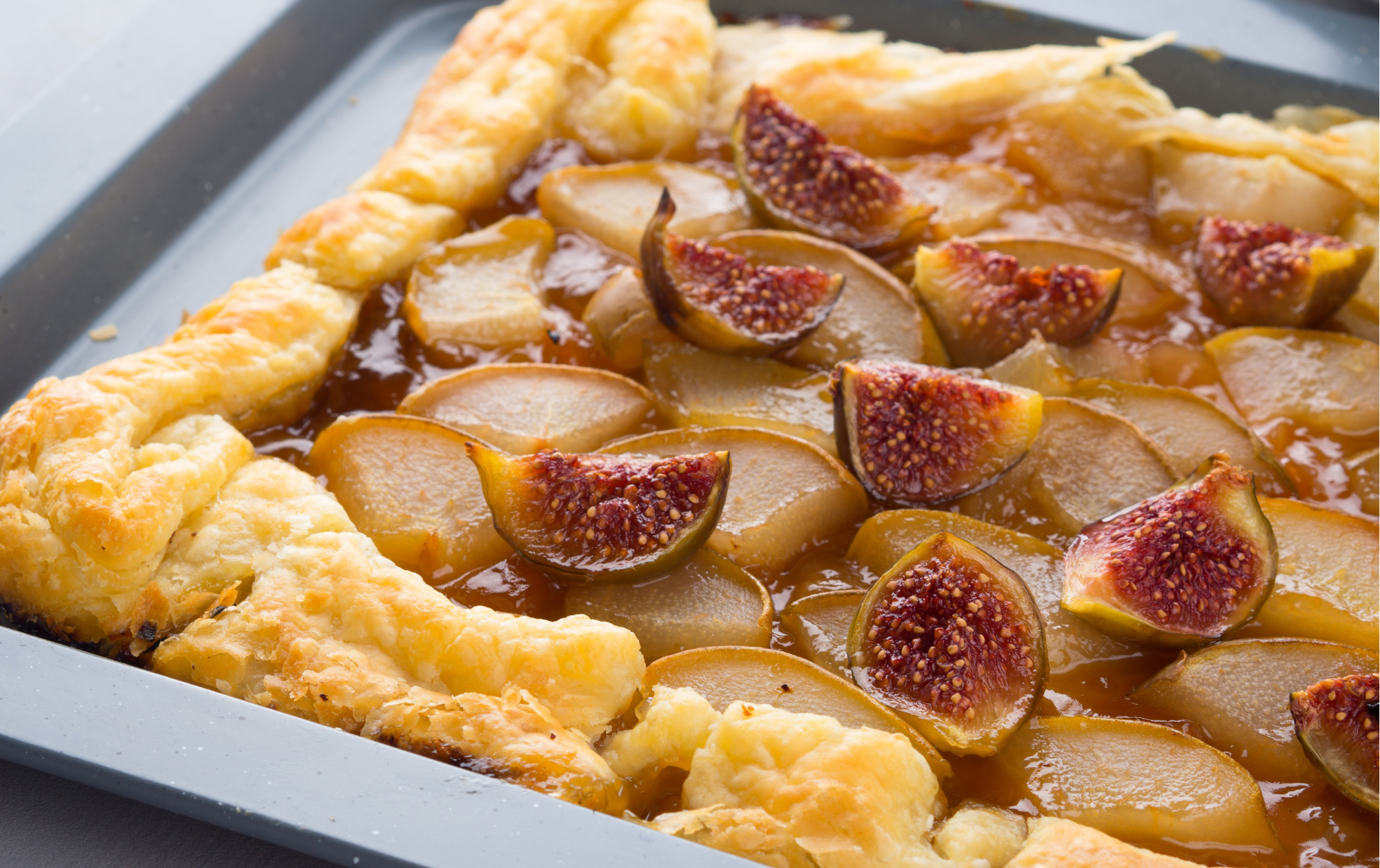 Tarte figue/poire