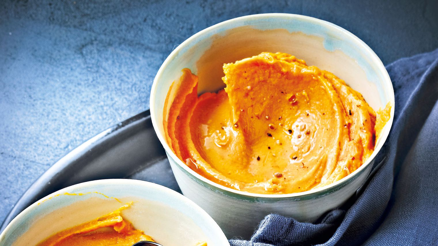 Timbales de patates douces au crabe
