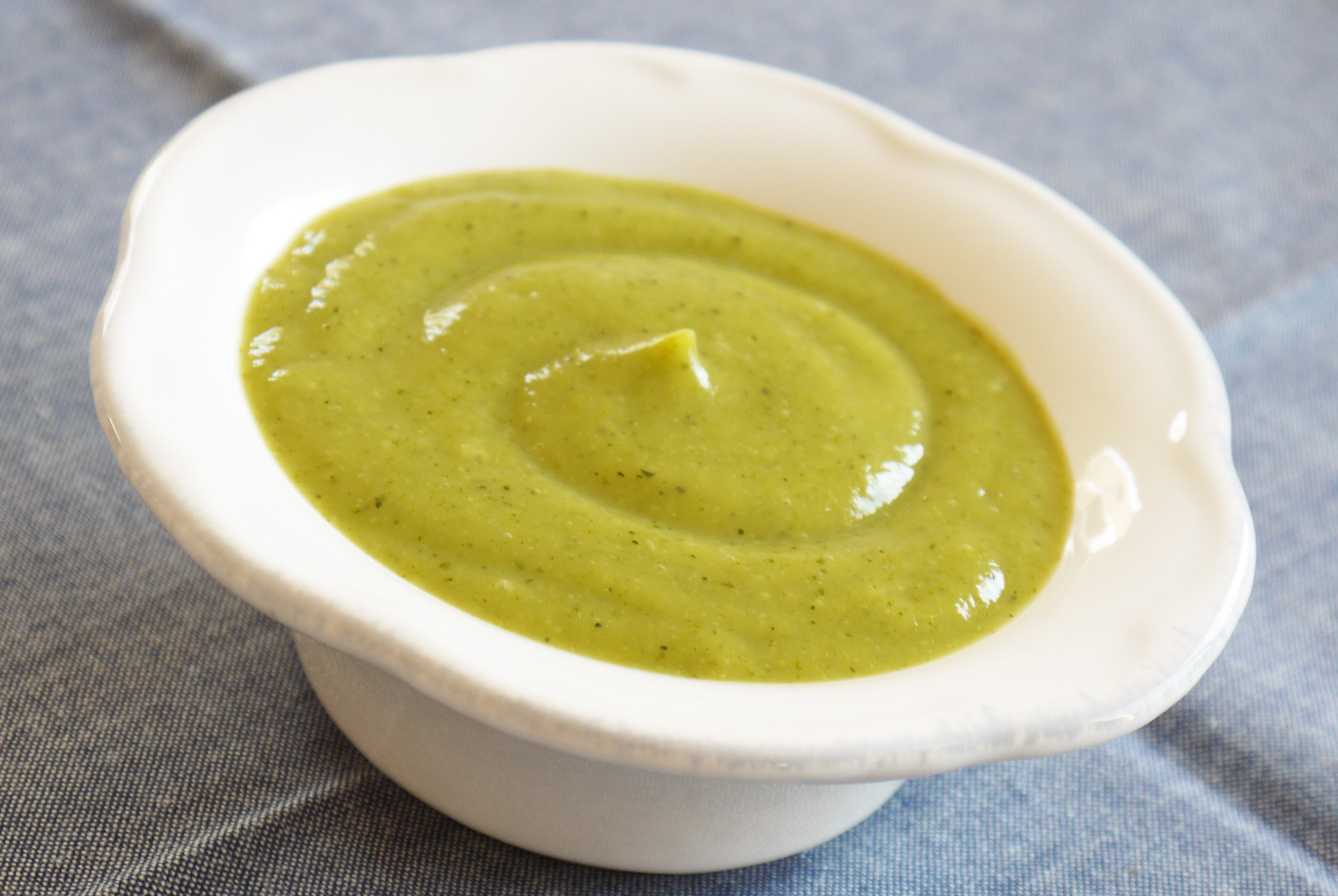 Velouté panais-courgettes