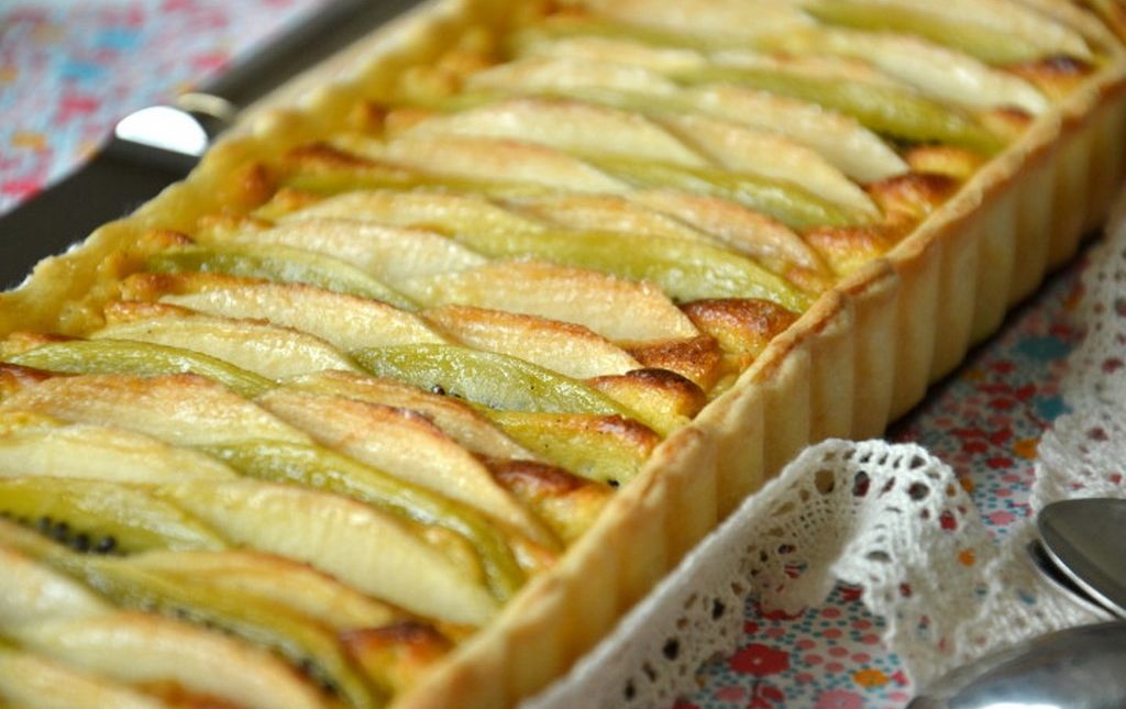 Recette Bio Tarte Fine Aux Poires Pommes Et Kiwis