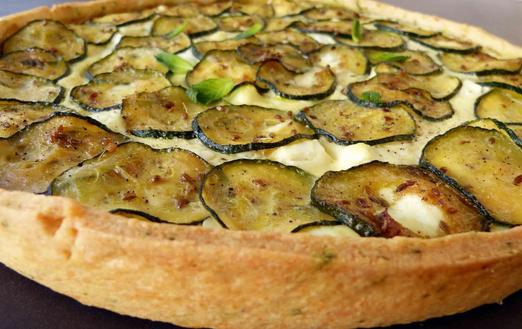 Tarte courgette ricotta